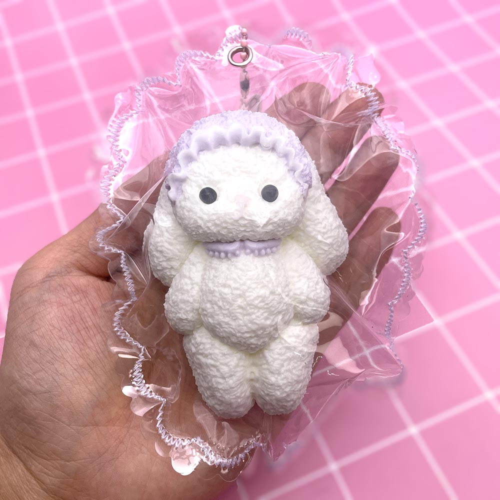 Hooded Rabbit Taba Squishy Toy