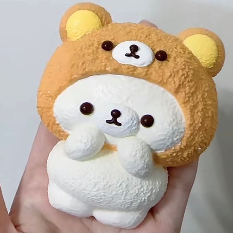Rilakkuma Headgear Taba Squishy Toy