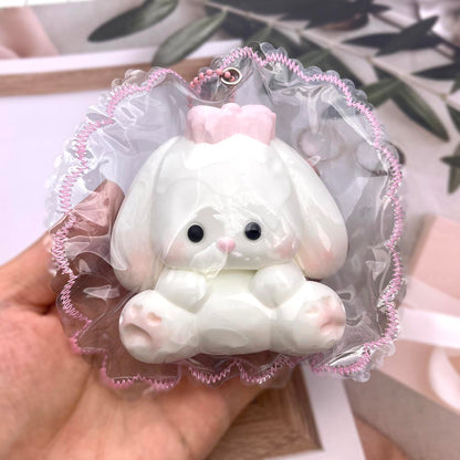 Cute Lop-Eared Rabbit Taba Squishy Toy