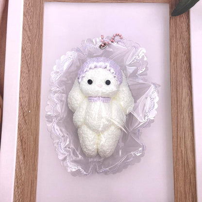 Hooded Rabbit Taba Squishy Toy